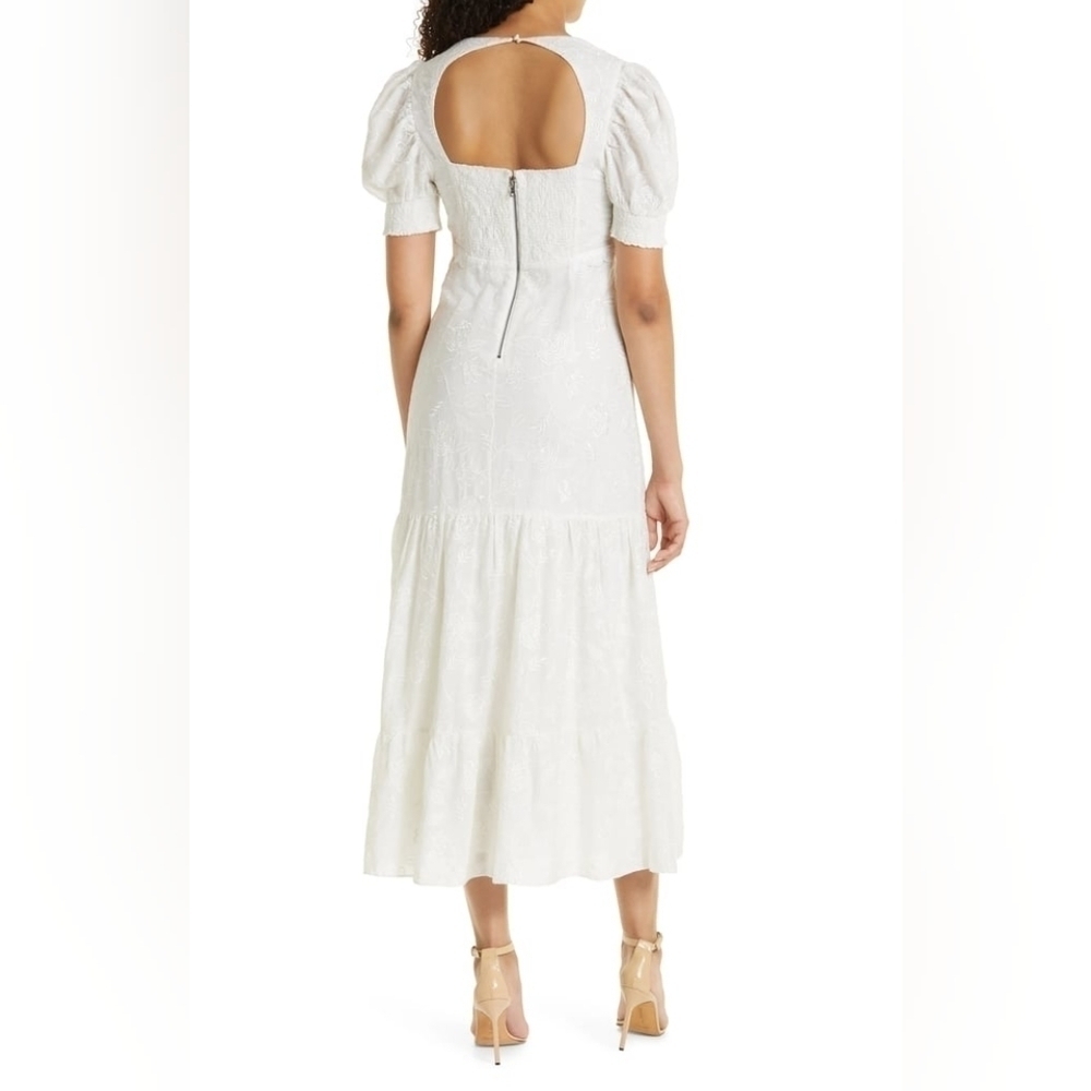 Alice + Olivia Stori White Cotton Sundress 6 NWT - Picture 2 of 10